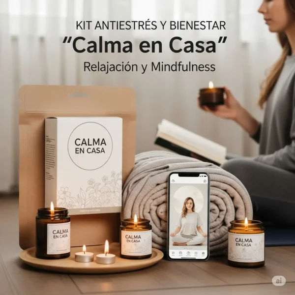 Kit Antiestrés y Bienestar "Calma en Casa" | Relajación y Mindfulness